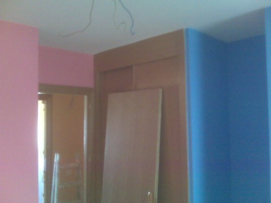 Habitacion Plastico color Rosa, Azul y Amarillo - Pinturas Urbano